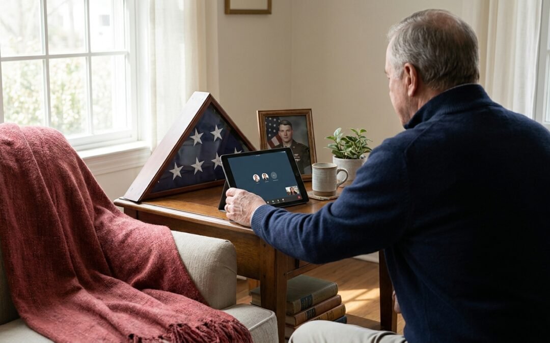 How To Arrange A Virtual Attendance Option For A Veterans Funeral?