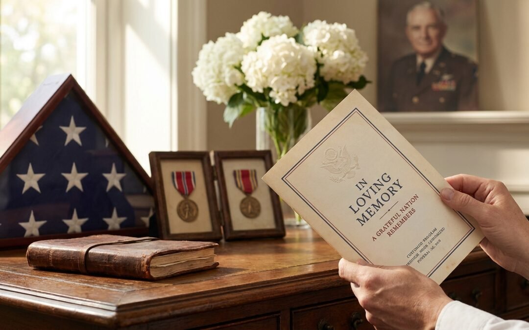 How To Customize A Veterans Funeral Program Or Booklet?